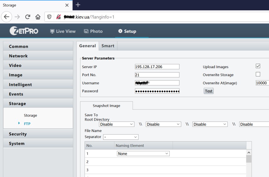 ip camera cloud ftp